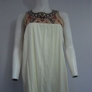 Flying Tomato White Embroidered Dress